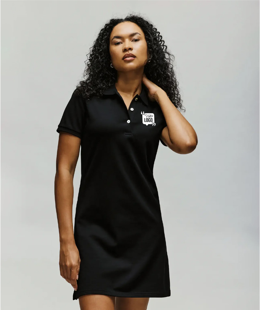 Robe polo professionnelle personnalisée – Femme